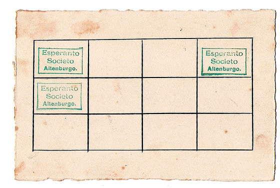 Mitgliedskarte von 1929, Rueckseite
